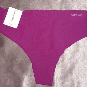 Womens Calvin Klein Stretchy Thong Panties Underwear NWT
